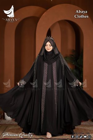 Sehzadi Abaya Black Colour