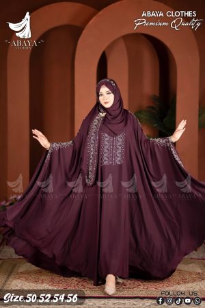 Ston Abaya Maroon