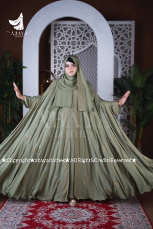 Moyuri Abaya Light olive