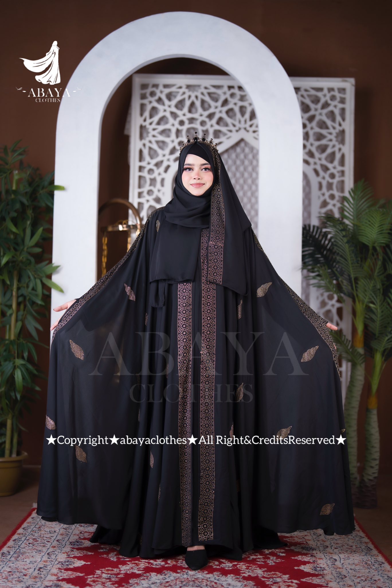 Moyuri Abaya Black - Image 2