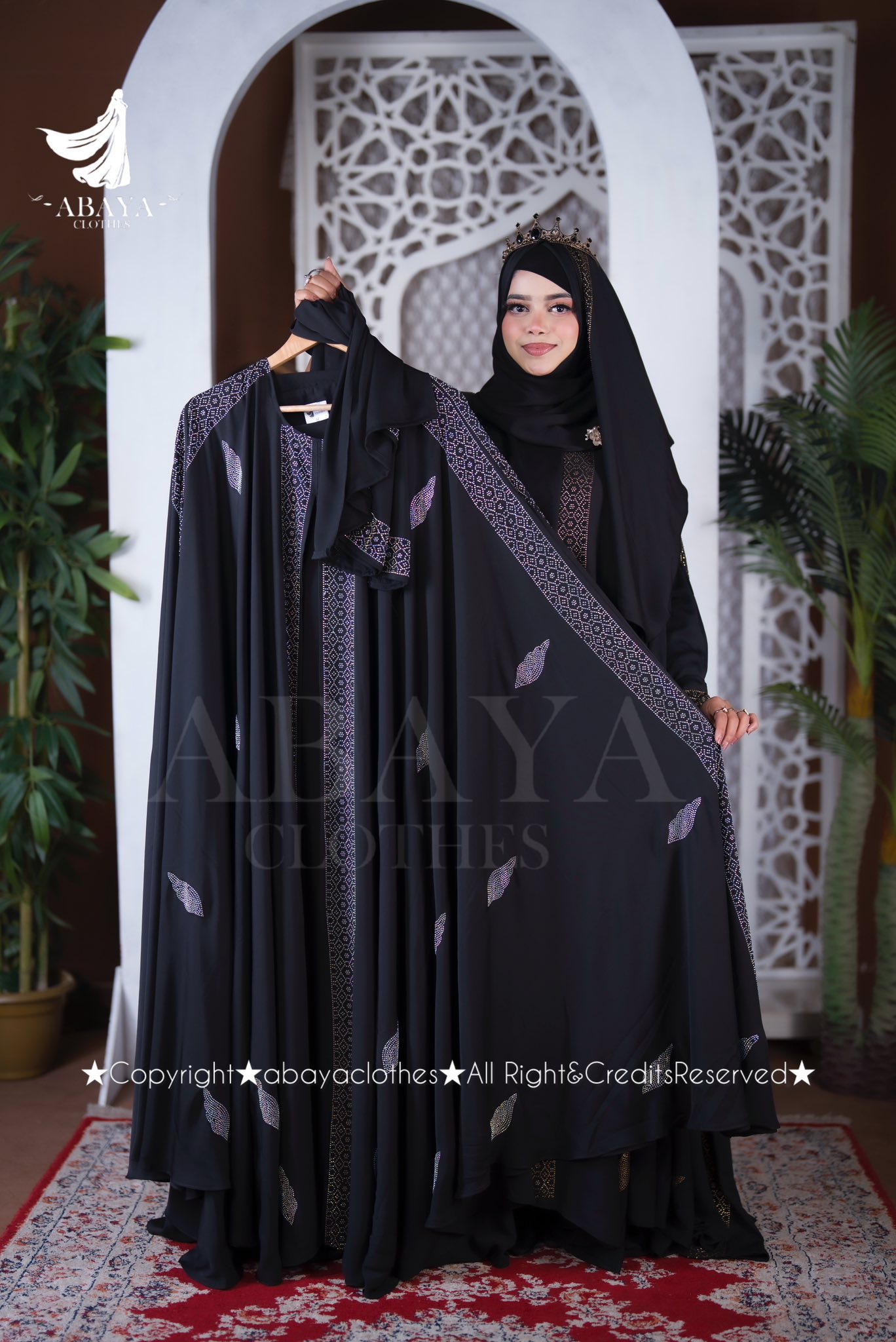 Moyuri Abaya Black - Image 2