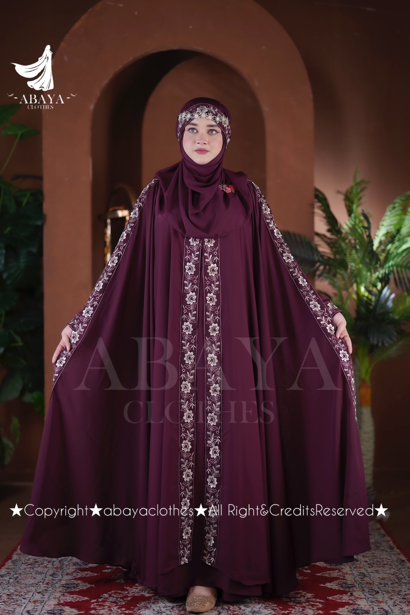 Nakshi Abaya ( Kolija Colour ) - Image 3