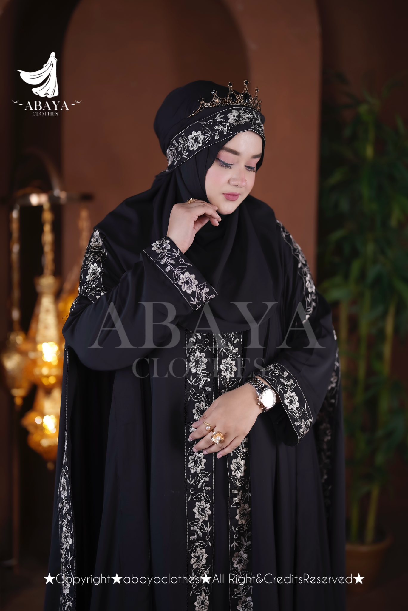 Nakshi Abaya ( Black Colour ) - Image 4