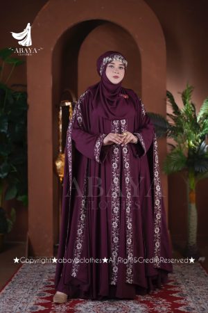 Nakshi Abaya ( Kolija Colour )