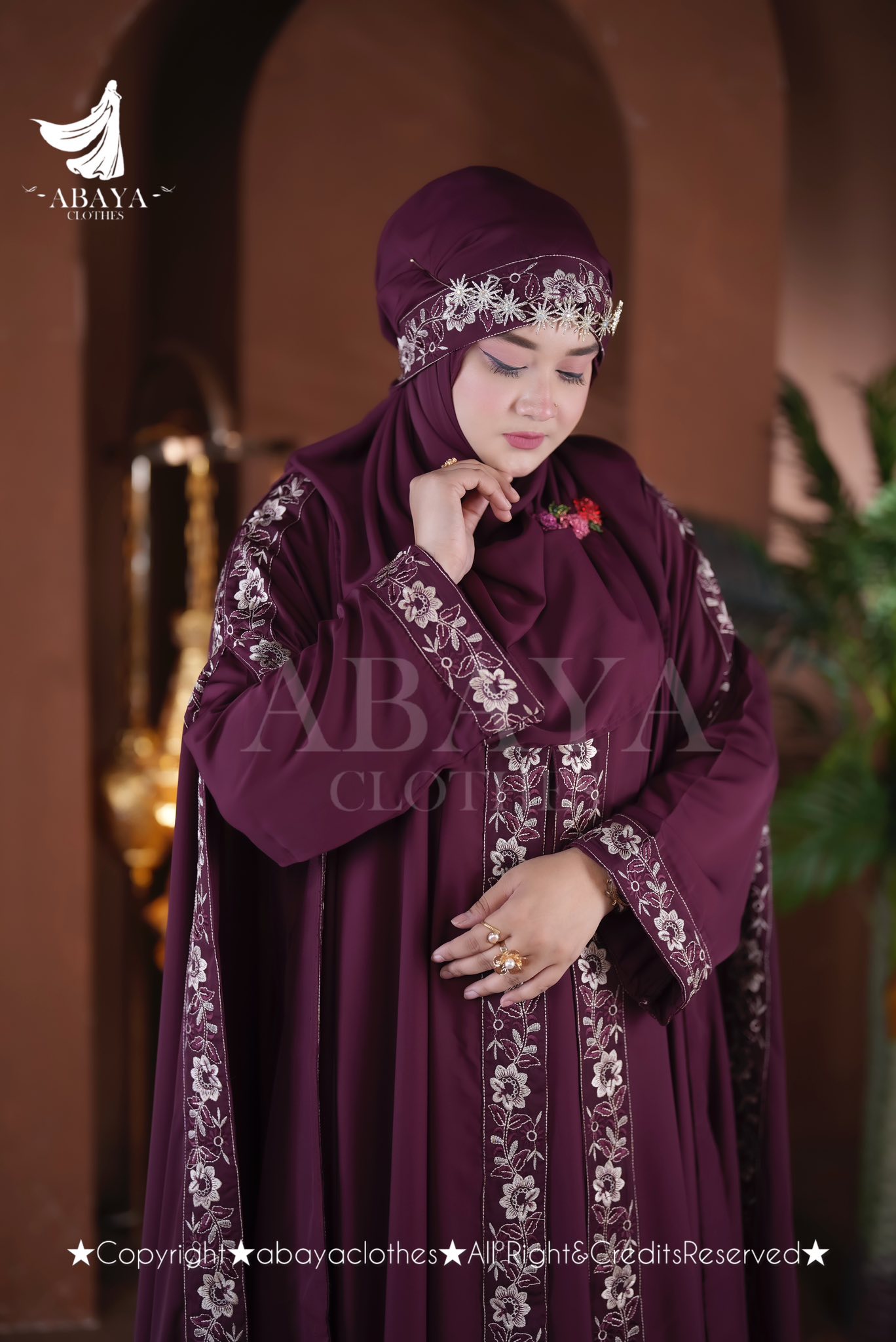 Nakshi Abaya ( Kolija Colour ) - Image 4