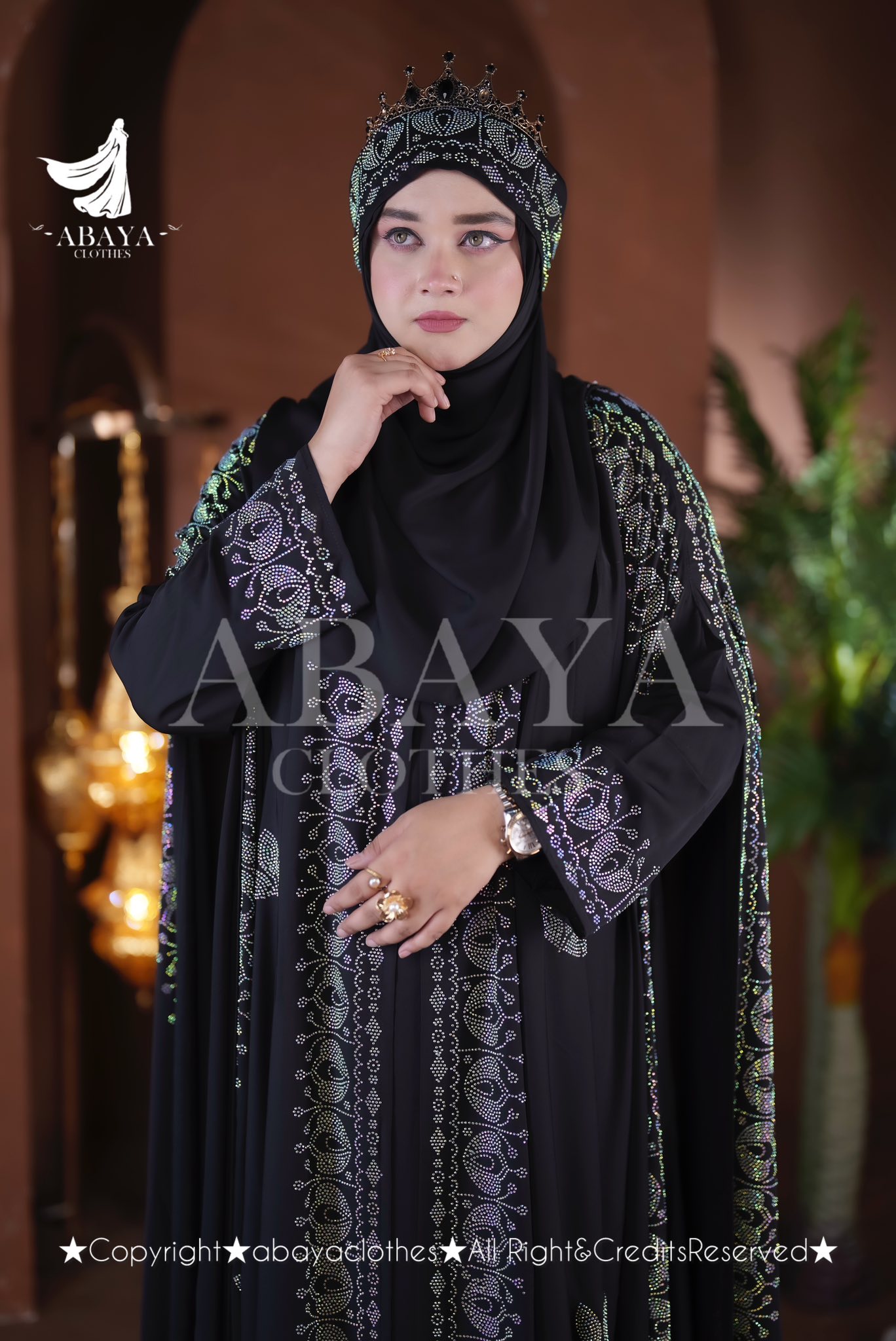 Rajkumari Abaya Black - Image 4