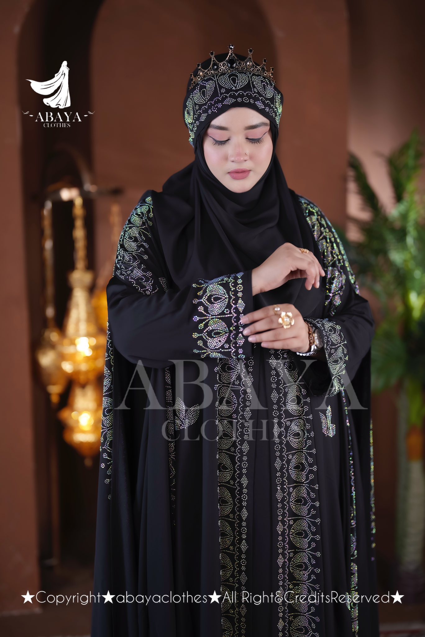 Rajkumari Abaya Black - Image 3