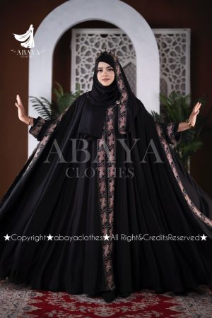 Queen Abaya Black Colour
