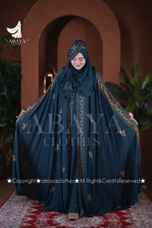 Rajkumari Abaya Deep Sea Green