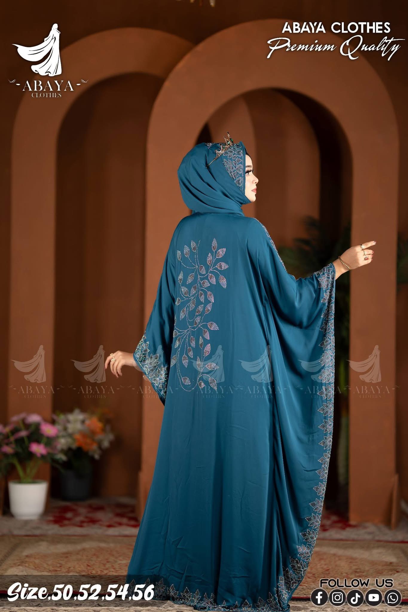 Poddoza Ston abaya - Image 5