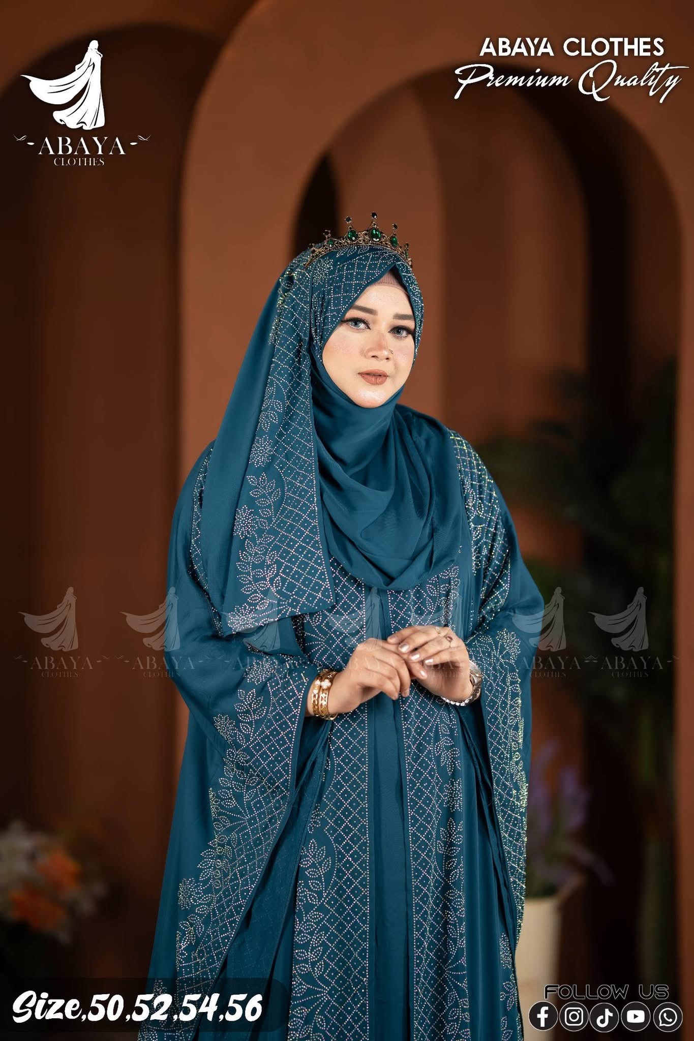 Fulkoli Ston abaya Tore Colour - Image 4