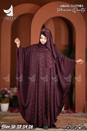 Party Ston Abaya Maroon